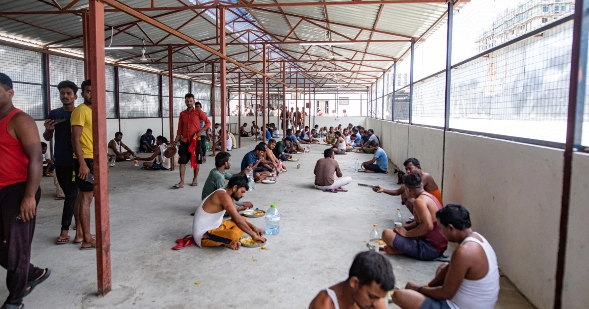 Foreign workers being forced to live in extremely poor conditions ...